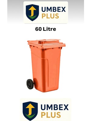 PremiumPort Sağlam 60L Plastik Çöp Konteyneri, A Sınıfı Isıya Dayanıklı Malzeme