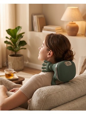 Karahanbey Akıllı Boyun Masaj Aleti 3D Yoğurma Derin Doku Masaj Taşınabilir -