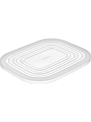 Enyaza Home Mepal - Cirqula Mikrodalga Kapağı Dikdörtgen - Mepal's Cirqula Saklama Kabı Için Isıya Dayanıklı Kapak - Şeffaf Kapak Mikrodalga Fırına Uygundur ve Bulaşık Makinesinde Yıkanabilir