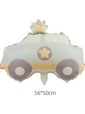 Enyaza Home Retro Arabası Folyo Balon 56-50 cm