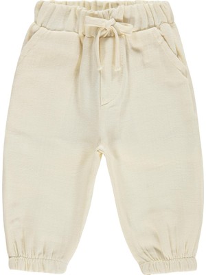 Civil Baby Müslin 6-18 Ay Pantolon - Bej