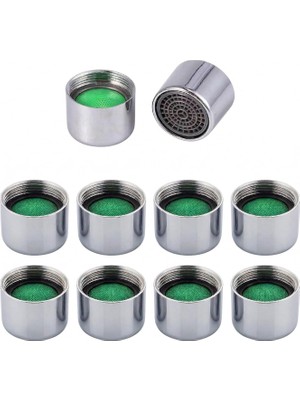 Enyaza Home Smartizi 8'li Iç Dişli Tasarruflu Musluk Başlığı Seti - Perlatör Takımı (Su Tasarruf Filtresi)