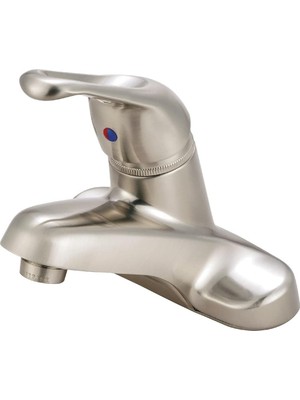 Enyaza Home GKB518LP Wyndham Tek Döngü Saplı 10 cm Merkezli Lavabo Bataryası Açılmamış Nikel
