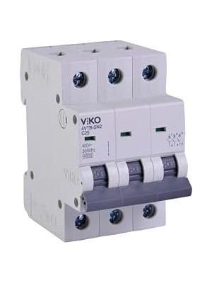 Enyaza Home 4VTB-3C25 Otomatik Sigorta 4,5ka C Tipi 3 Kutup 25A