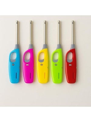 Enyaza Home 2’li Uzun Mutfak Çakmak Seti – Renkli Gazlı Ateşleme Çakmak, Ocak, Barbekü, Mum ve Kamp Için Uygun