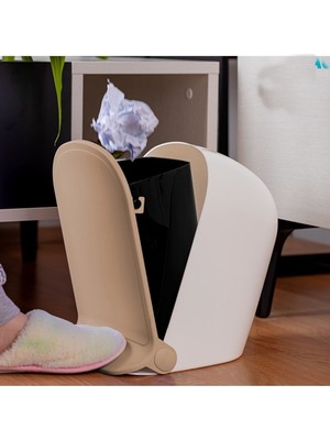 PremiumPort Şık ve Pratik Ayaklı Çöp Kutusu, Mutfak, Banyo ve Wc Için Ideal