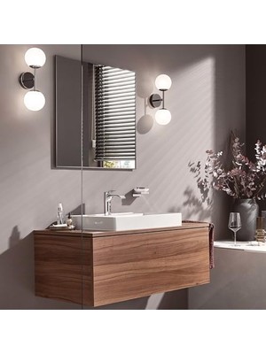 Enyaza Home Vivenis Modern 1 Kulplu 1 Delikli 7 Inç Uzun Banyo Lavabo Bataryası Krom, 75020001