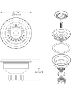 Enyaza Home LKQS35RT Süzgeç, Ricotta, LKQS35