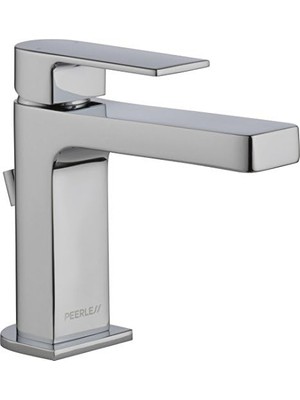 Enyaza Home P1519LF-M Xander Tek Kolu Banyo, Metal Açılır Tahliye, Krom