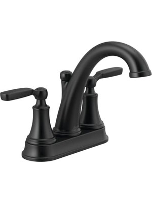 Enyaza Home 2532LF-BLTP Woodhurst Banyo Bataryası, Mat Siyah