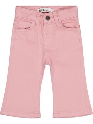 Civil Baby Flara Fit 6-18 Ay Pantolon - Pembe