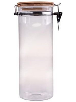 Enyaza Home Bambum Mada - Kilitli Cam Saklama Kabi 26 cm 1700 ml