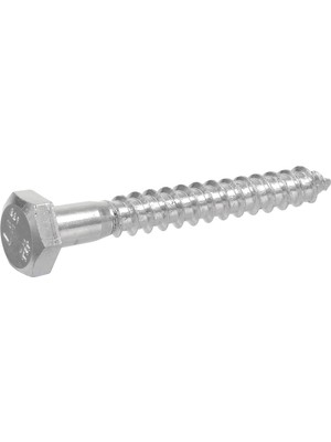 Enyaza Home Die Grup 230009 Hex Lag Vida, 1/4 Inç x 1 – 1/2 Inç, Çinko, 100 Adet