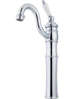 Enyaza Home KB3421PL Viktorya Dönemi Lavabo Bataryası, Saplı ve 10,16 cm Plaka, Krom