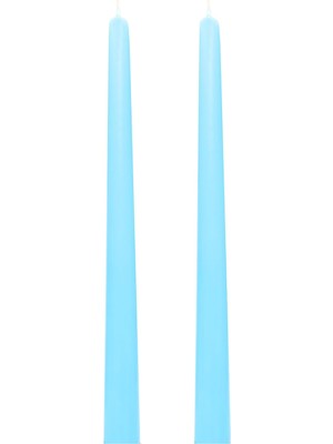 Enyaza Home 2'li Mavi Konik Şamdan Mum Seti