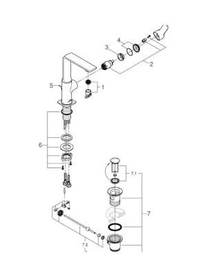 Enyaza Home Allure Tek Kumandalı Lavabo Bataryası 1/2l-Boyut - 32146001