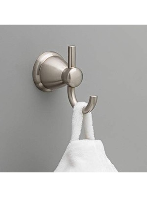 Enyaza Home Kinla Havlu Askısı Seti, 5 Parça, Saten Nikel