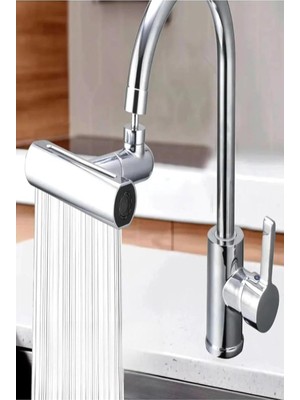 Enyaza Home 4 Farklı Modlu Fonksiyonel Akrobat Musluk Batarya Ucu Başlığı 1 Adet