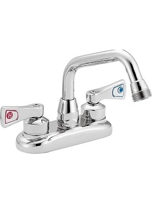 Enyaza Home Ticari M-Dura Krom Iki Kulplu 4 Inç Yardımcı Programı Veya Çamaşır Bataryası, 8277