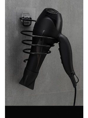 Enyaza Home Yapişkanli Fön Askisi-Siyah