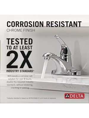Enyaza Home Delta Faucet B501LF, 10,8 x 15,6 x 10,8 Cm, Krom