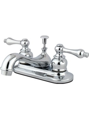 Enyaza Home GKB601AL Restorasyon Lavabo Bataryası, 10 Cm, Parlak Krom