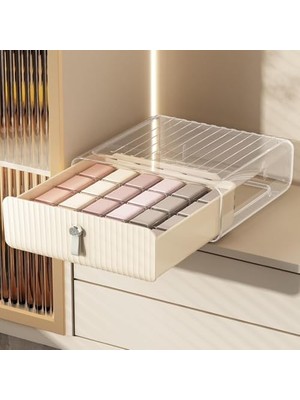 Enyaza Home 16 Bölmeli Dolap Içi Çorap ve Iç Çamaşır Düzenleyici Kutu – Şeffaf Kapaklı, Çekmeceli Organizer, Çok Gözlü Saklama Kutusu