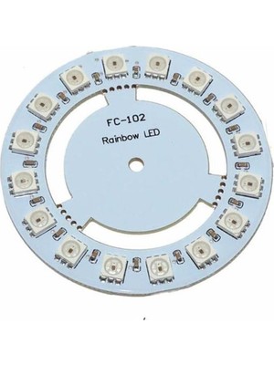 Enyaza Home WS2812B 16 Tur 5050 Rgb Full Renk LED Modülü -