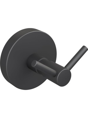 Enyaza Home Yapişkanli&vidali Havlu & Bornoz Askiliği-Siyah