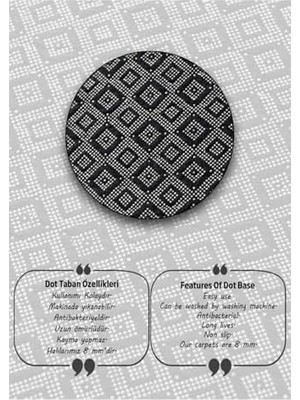 Enyaza Home Bıg Cat Dekoratif Halı, Kaymaz Halı, Yıkanabilir., 140 x 190