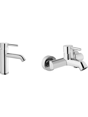 Enyaza Home Minimax S Lavabo Bataryası + Banyo Bataryası Seti