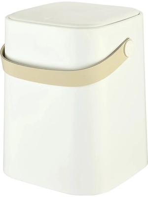 PremiumPort 8 Lt Büyük Iç Kovalı, Click Kapaklı, Tutma Saplı Mutfak Çöp Kutusu