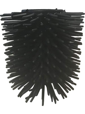 Enyaza Home M-E53-06 Ø85 mm Yedek Silikon Wc Fırça - Siyah