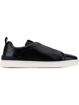 Tamer Tanca Erkek Hakiki Deri Siyah Sneakers & Spor Ayakkabı 1093 2805 Erk Ayk Y26 Sıyah