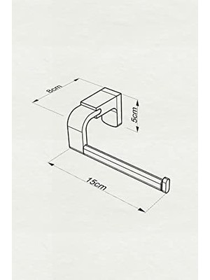 Enyaza Home Banyo F1 Model Paslanmaz Krom Tuvalet Kağıdı Askısı, Tuvalet Kağıdı Tutacağı, Tuvalet Kağıtlığı 5 Yıl Garantili