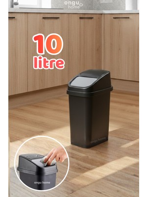 PremiumPort Çok Yönlü 10 Litre Çöp Kovası, Mutfak, Banyo ve Tuvalet Için Uyumlu