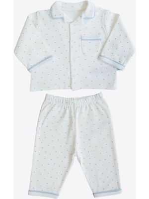 Kitikate Organik Rory 2'li Pijama Takımı Mavi