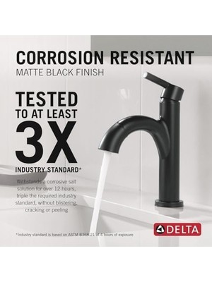 Enyaza Home Nicoli 1 Delikli Mat Siyah Püskürtücülü Banyo Bataryası, Tek Delikli Banyo Lavabo Bataryası Makyaj Için Püskürtücü, Push-Pop Tahliye, Mat Siyah 15749LF-BLPD