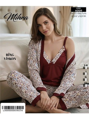 Mihra Kadın 3lü Pijama Takımı