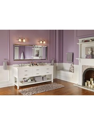 Enyaza Home T4520 Wynford Two-Handle Widespread -Arc Bathroom With Lever Handles, Valve Required, Chrome