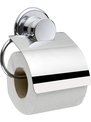 Enyaza Home Çelik Ayna Kapaklı Tuvalet Kağıtlık Paslanmaz Çelik Wc Kağıtlığı, Vidasız Kendinden Yapışkanlı Tuvalet Kağıdı Askısı, KROM-817