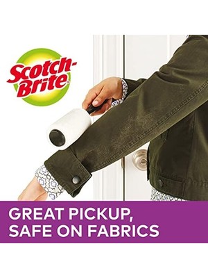 Enyaza Home Scotch-Brite Everyday Clean Lint Roller - 1 Rulo 56 Yaprak - Evcil Hayvan Saçı, Giyim, Mobilya ve Daha Fazlasında Harika Çalışır