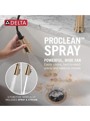 Enyaza Home Musluk Renaldi Mutfak Bataryası Aşağı Çekmeli Püskürtücü, Altın Evye Bataryası, Proclean Mutfak Bataryası, Aşağı Çekmeli Mutfak Bataryası, Lumicoat Şampanya Bronz 9184-CZ-PR-DST