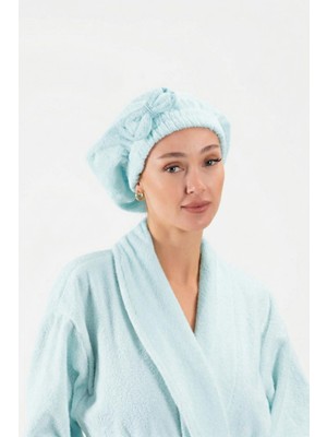 Ender Home Cottonverse Saç Kurulama Bonesi – %100 Pamuk , Fiyonklu