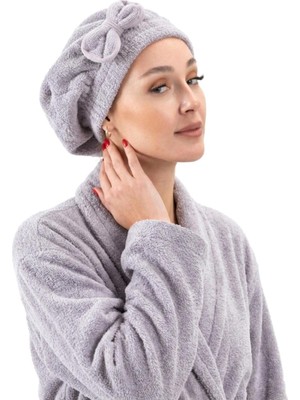 Ender Home Cottonverse Saç Kurulama Bonesi – %100 Pamuk , Fiyonklu