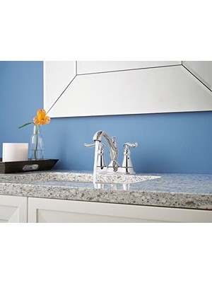 Enyaza Home Ihlamur Banyo Bataryası Krom, Banyo Lavabo Bataryası, Mühür Teknolojisi, Metal Tahliye Montajı, Krom 2594-MPU-DST 12,4 x 24,5 x 12,4 cm