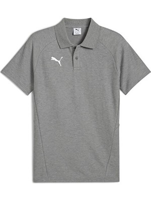 Puma Team Evostripe Polo Erkek Futbol Polo Yaka TIŞÖRT65995233GRI