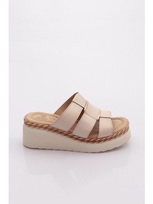 Venüs 2512308Y Kadın Deri Terlik