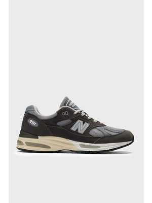 New Balance Deri Karışımlı Logolu Ayakkabı Erkek Ayakkabı U991RG2