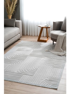 Koza Halı Koza Hayad Lisbon Gri Halı Salon ve Oturma Odası Yatak Odası Koridor Makine Halısı A1763C